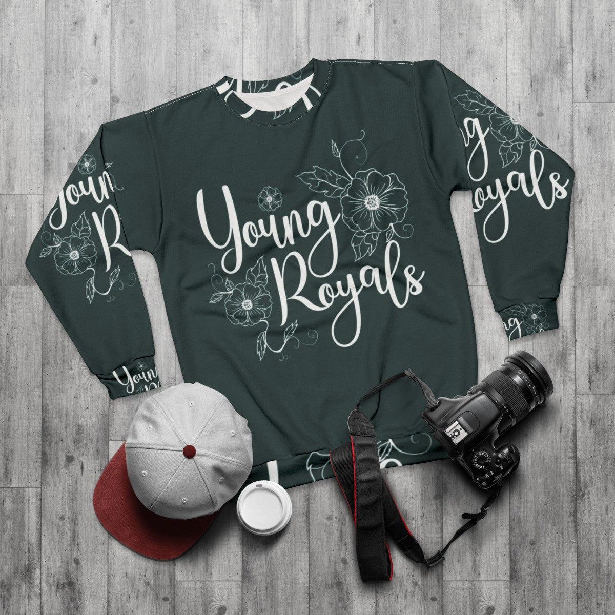 Young Royals Netflix TV Show Sweatshirt - flat lay