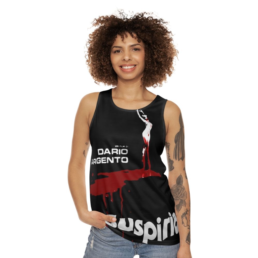 Suspiria horror themed unisex tank top - women