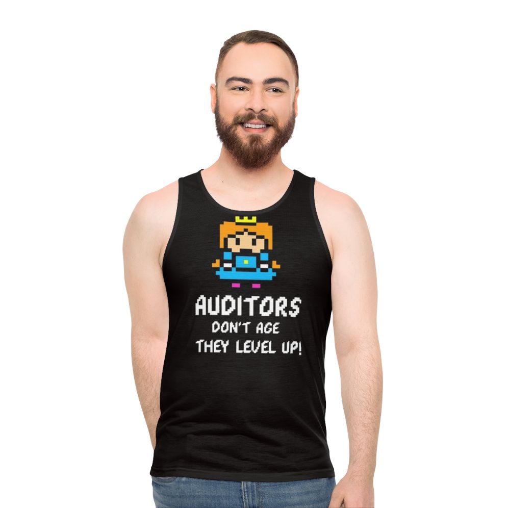 Auditors Don't Age, They Level Up - Unisex Tank Top - men