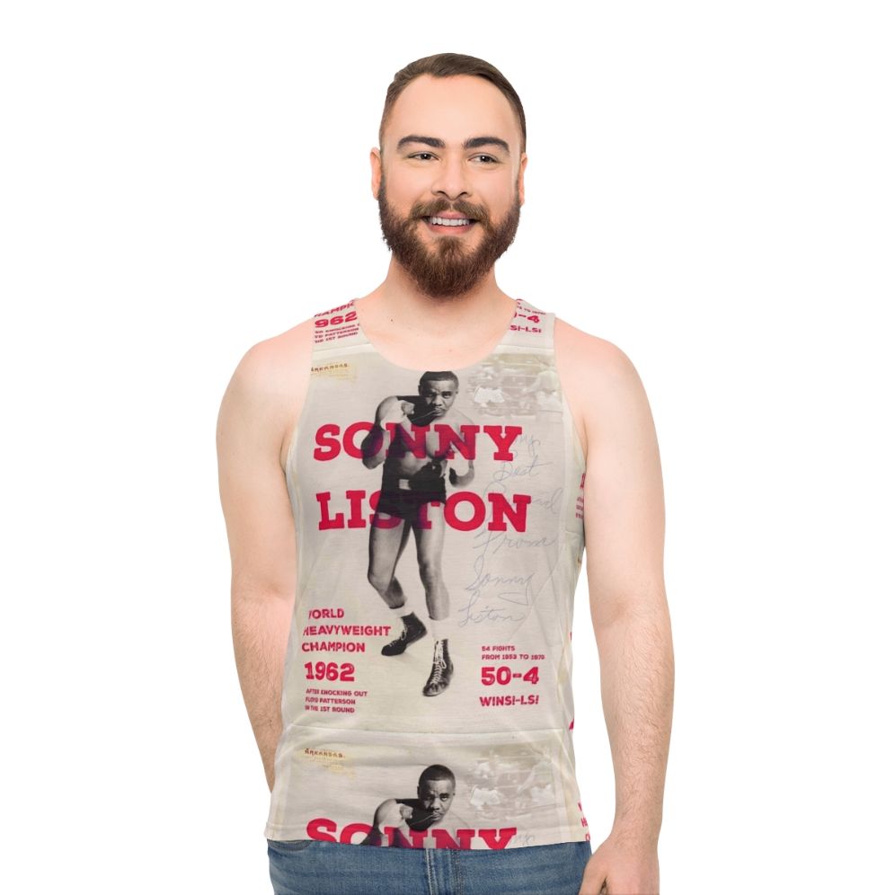 Sonny Liston Unisex Tank Top - men