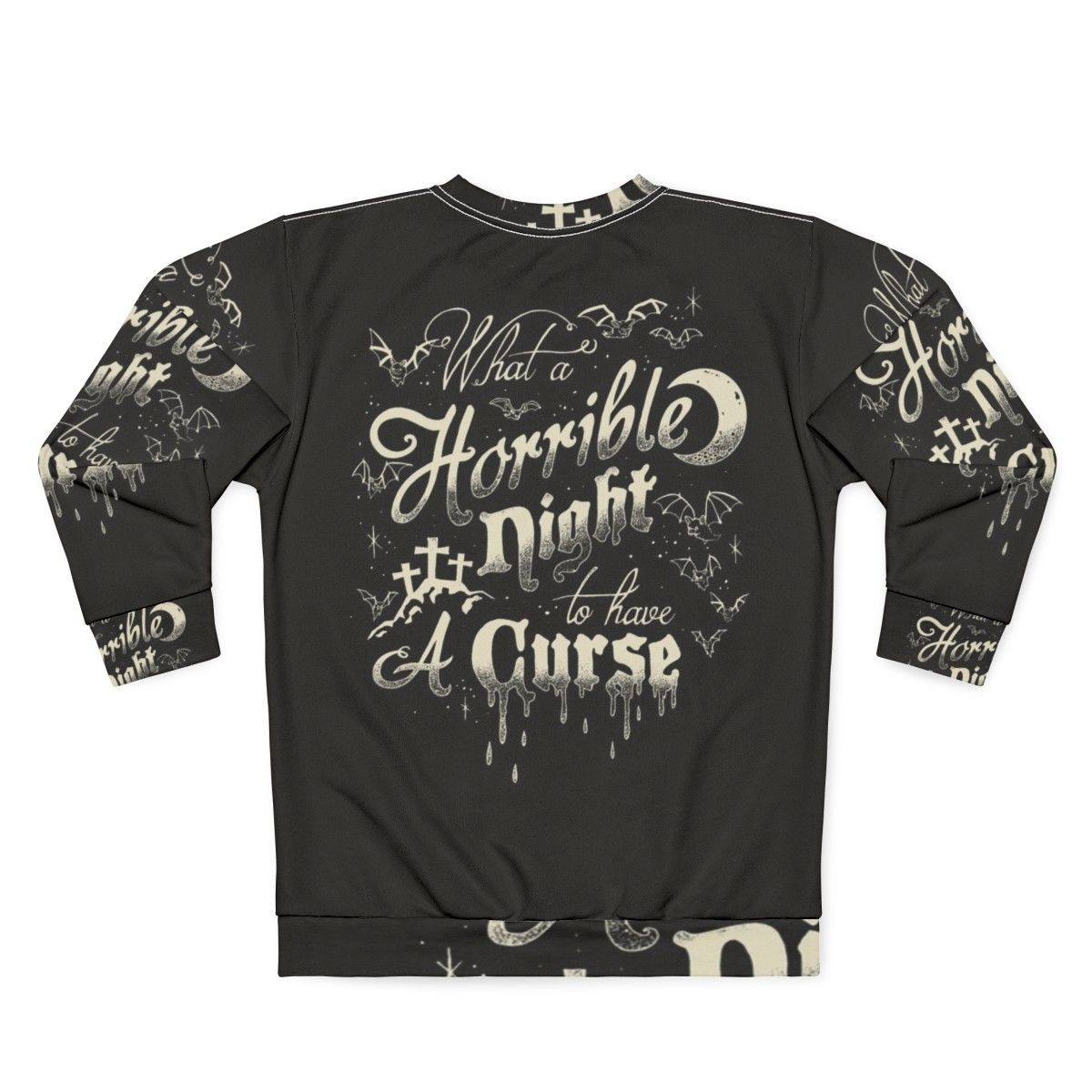 "Castlevania 'Horrible Night to Have a Curse' Sweatshirt" - Back