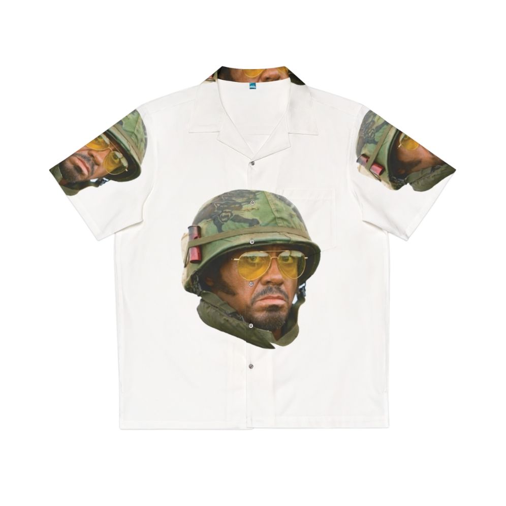 Tropic Thunder Movie Kirk Lazarus Hawaiian Shirt