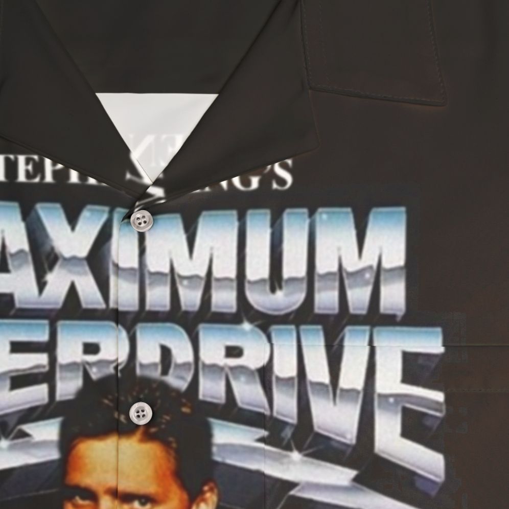 Maximum Overdrive 1986 Hawaiian Shirt with Cult Classic 80s Horror Artwork - Detail