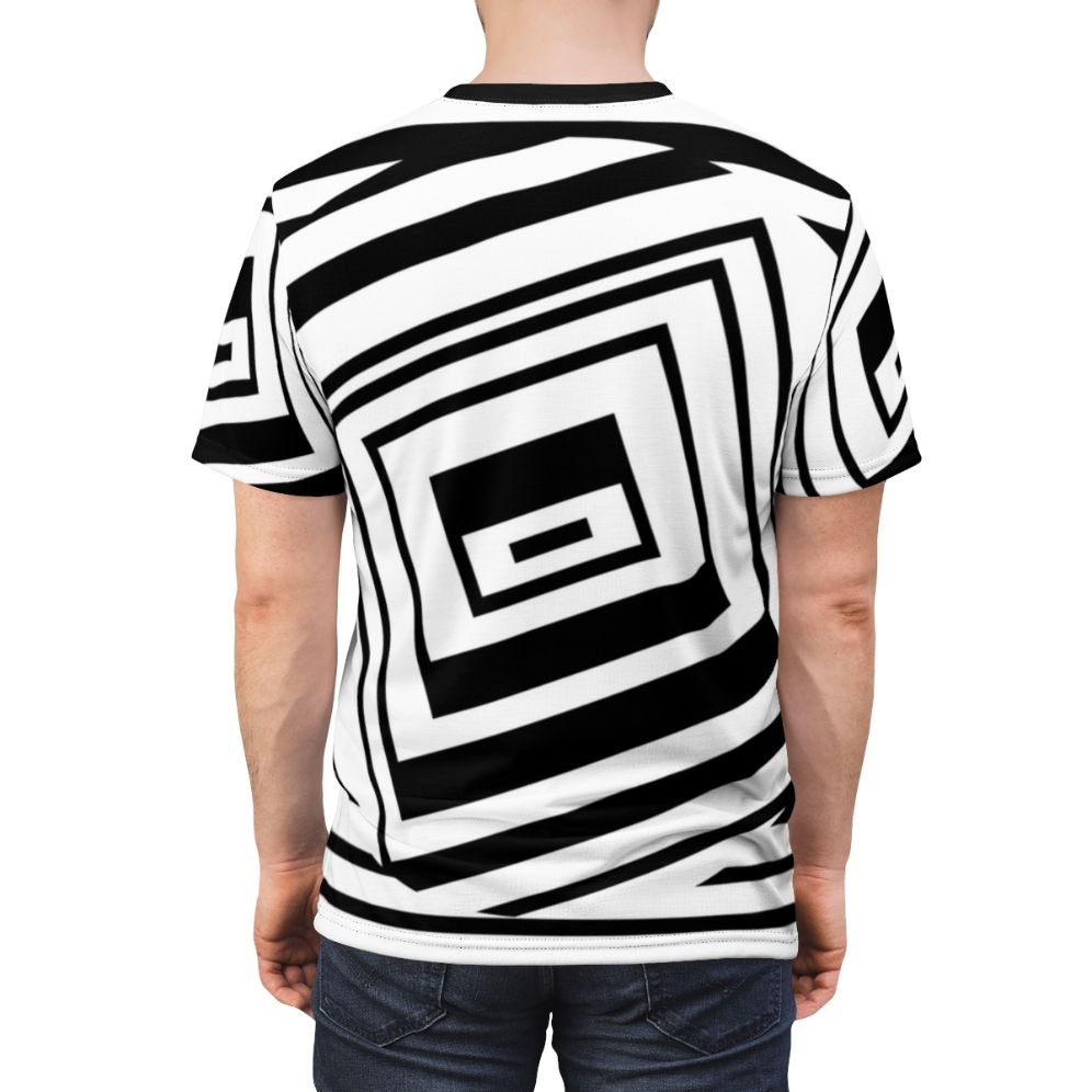 Objet D Ardis AOP T-shirt featuring a unique graphic design - men back