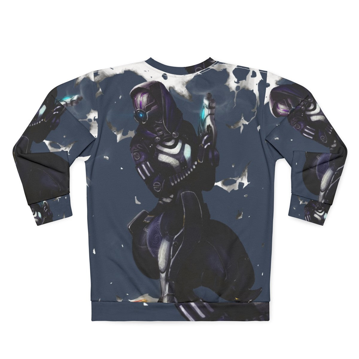 Tali Zorah Mass Effect Quarian Fanart Sweatshirt - Back