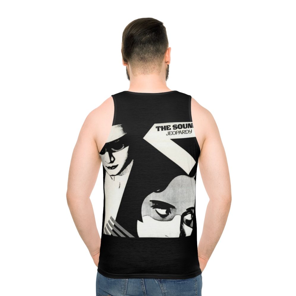 Unisex alternative rock tank top - men back