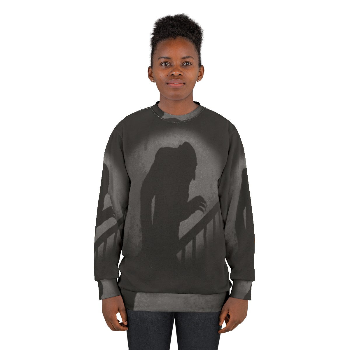 Nosferatu Silhouette Horror Sweatshirt - women