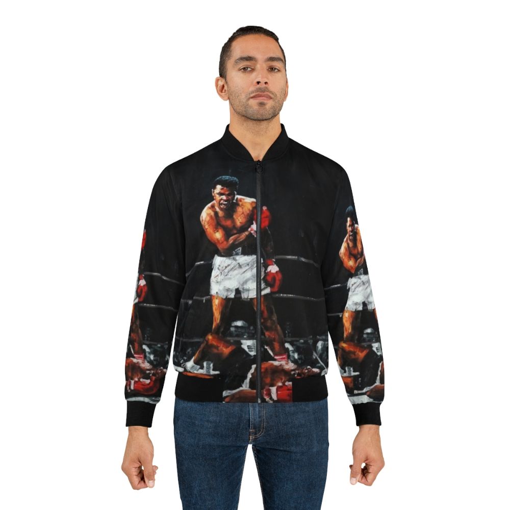 Muhammad Ali Boxer Knockout Bomber Jacket - Lifestyle