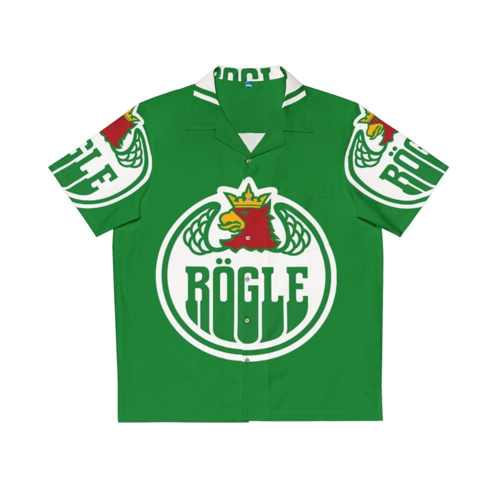 Rögle BK Hawaiian Shirt - Sports Fan Apparel for Ice Hockey Lovers