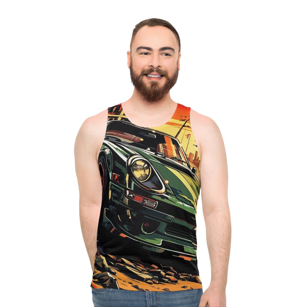 Beachside Cruise Unisex Summer Tank Top - men