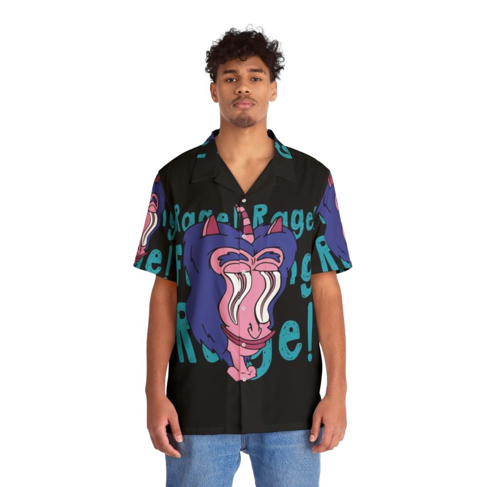 Big Mouth Hormone Monster Hawaiian Shirt - People Front