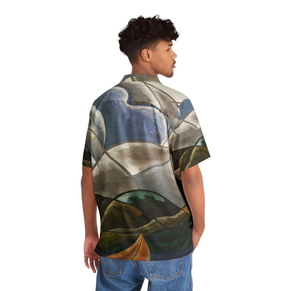 Arthur Dove Clouds and Water 1930 Abstract Art Hawaiian Shirt - Flat lay