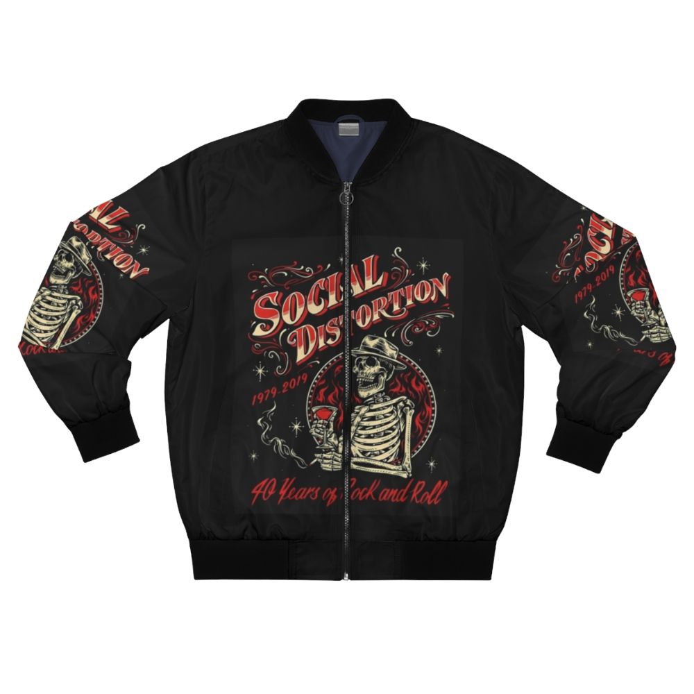 Social Distortion Band Merchandise - Bomber Jacket