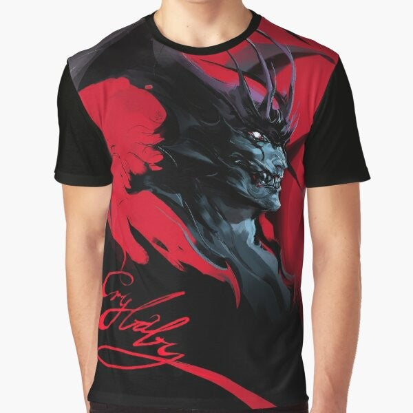 Devilman Akira anime graphic t-shirt featuring the iconic Devilman character