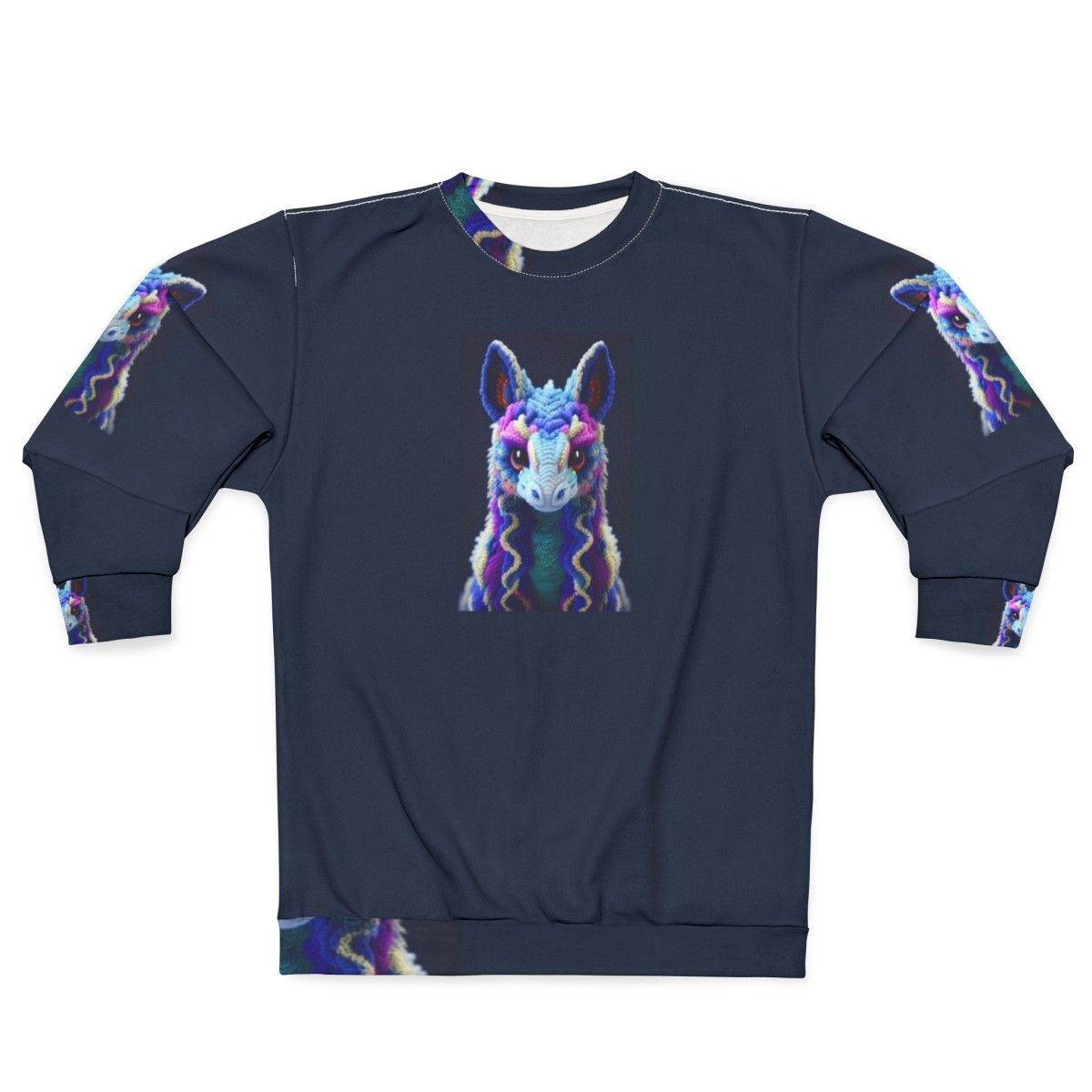 Mythical creature sweatshirt with vibrant fantasy design