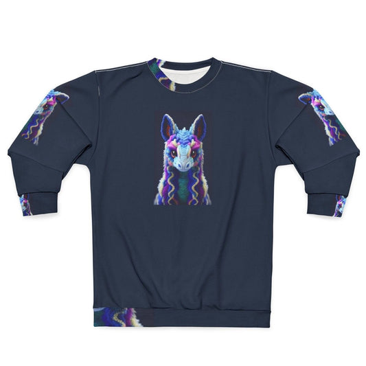 Mythical creature sweatshirt with vibrant fantasy design