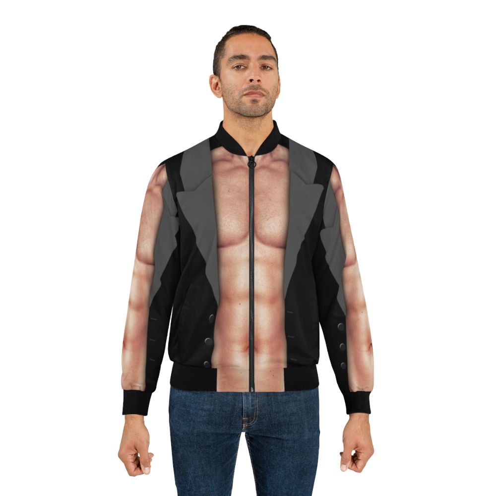 Sexy muscle bomber jacket with six pack design - Lifestyle