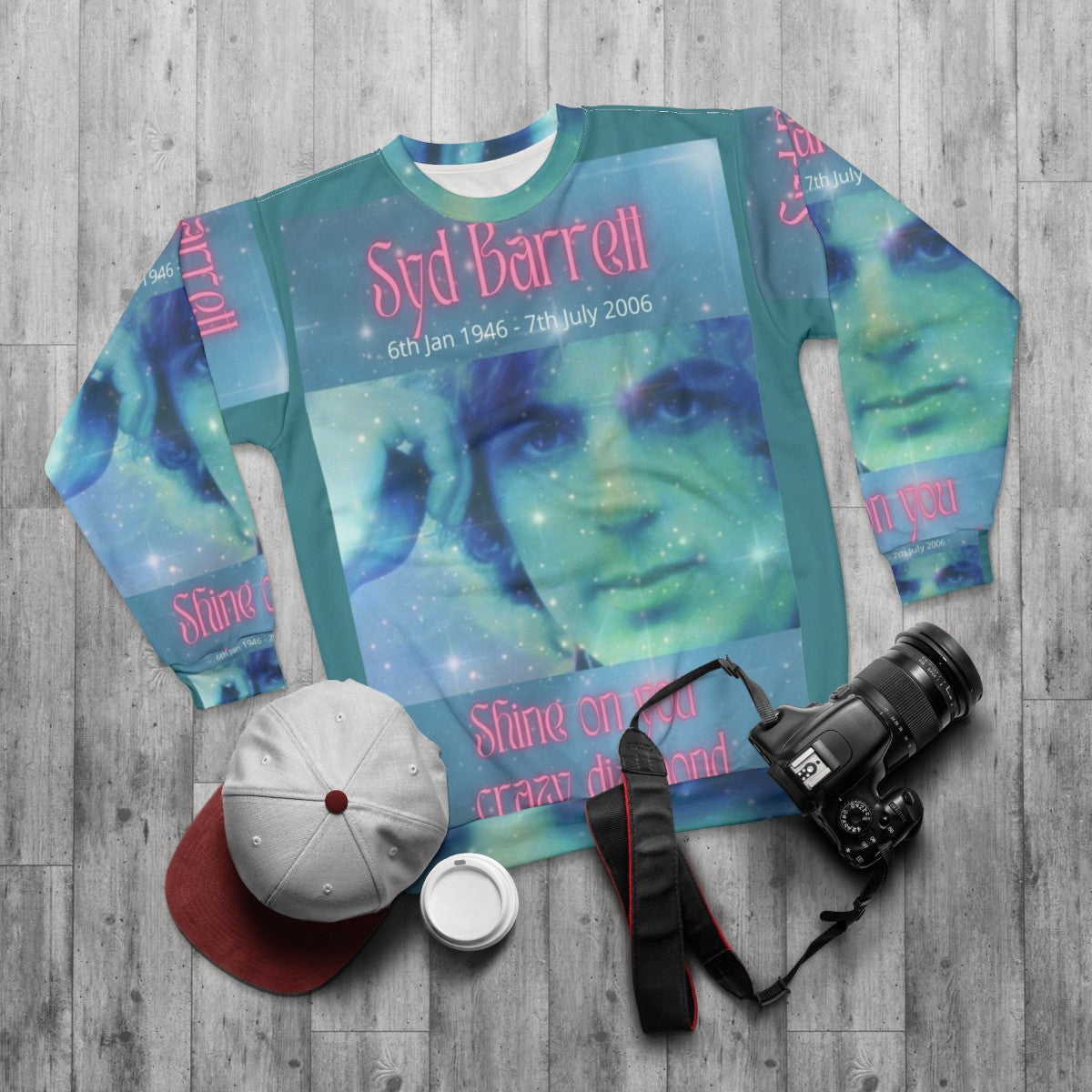 Syd Barrett Alternative Sweatshirt - flat lay