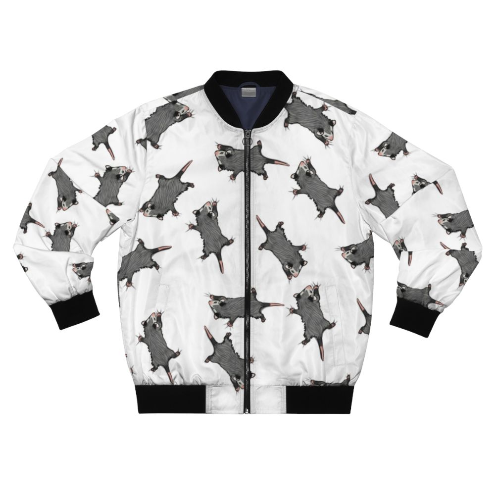 Opie's Bomber Jacket - A stylish and cozy opossum-inspired jacket