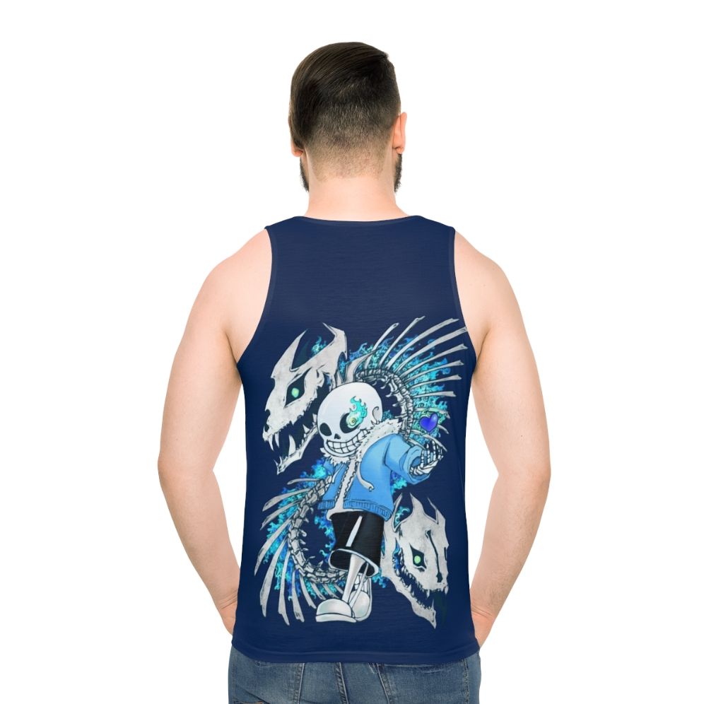 Undertale Sans Unisex Tank Top - men back