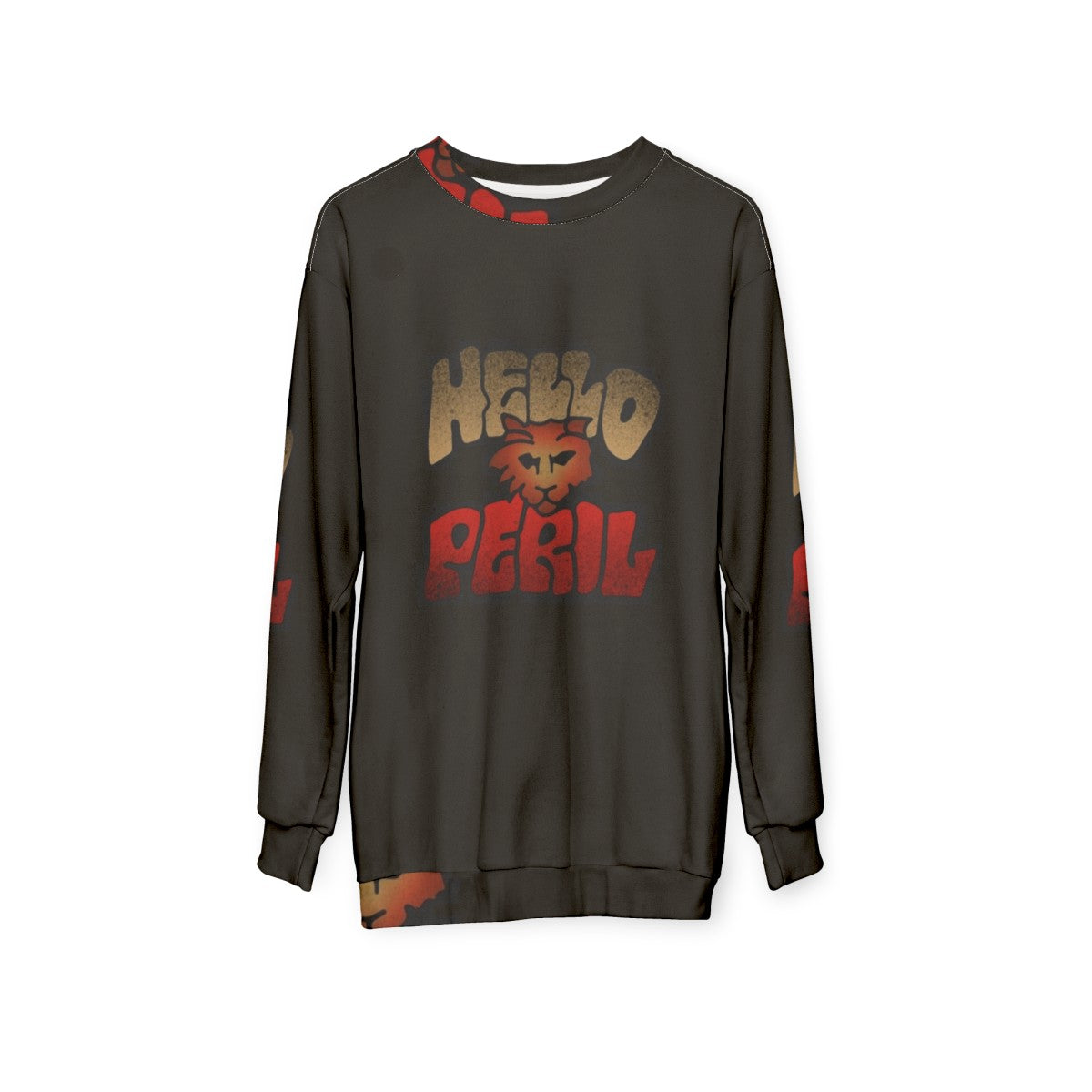 Hello Peril Band Logo Sweatshirt - hanging