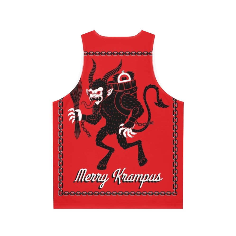 Merry Krampus unisex tank top - Back