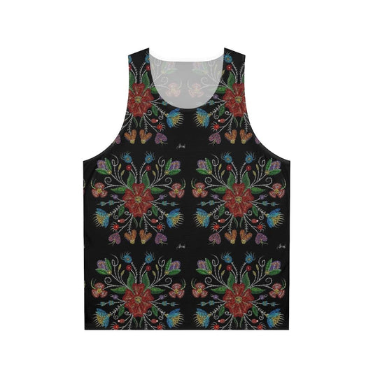 Unisex "Growth of Happiness" Indigenous Inspired Tank Top