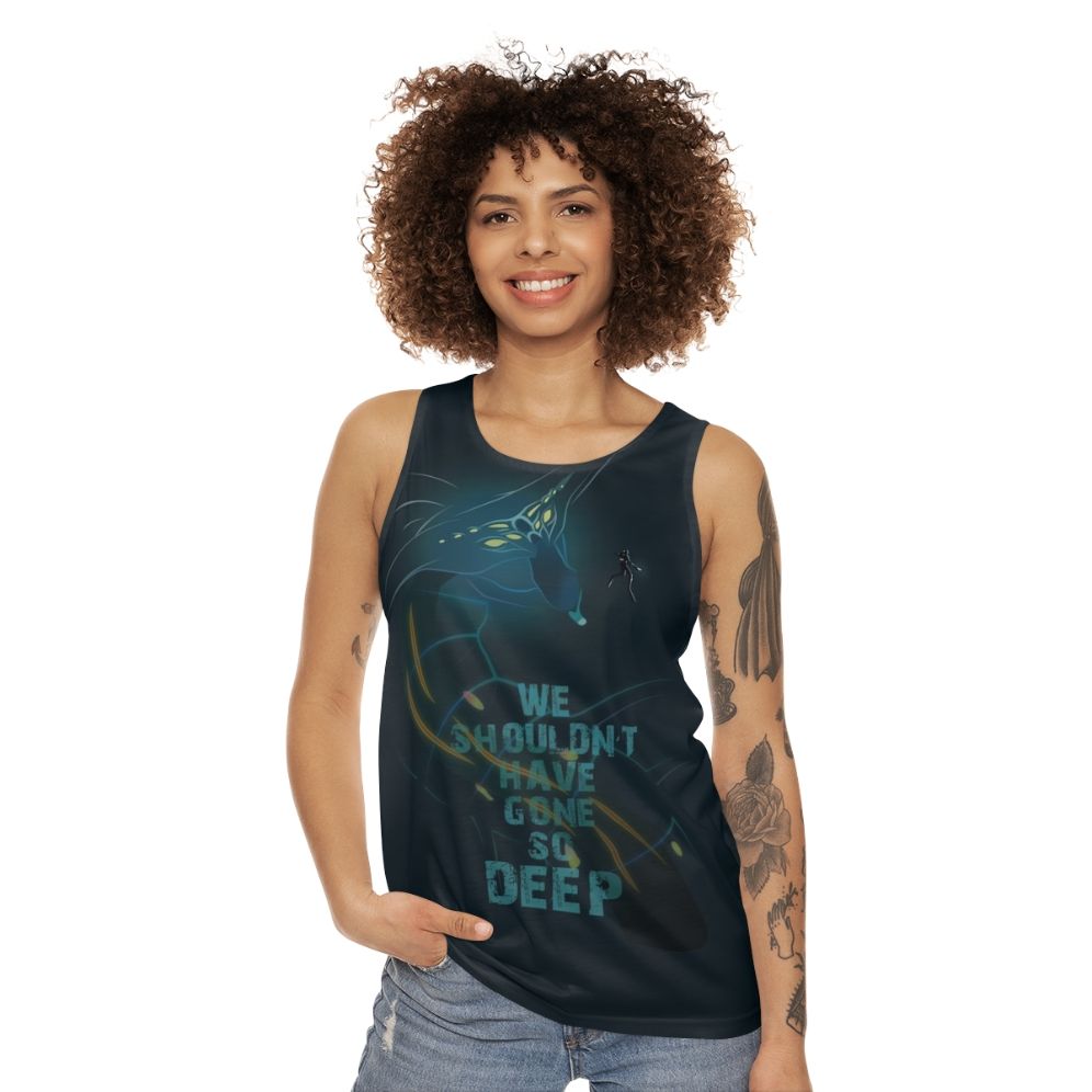 Subnautica inspired unisex tank top - women