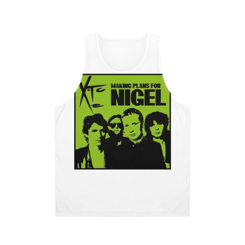 Unisex XTC "Making Plans for Nigel" 70s New Wave Tank Top