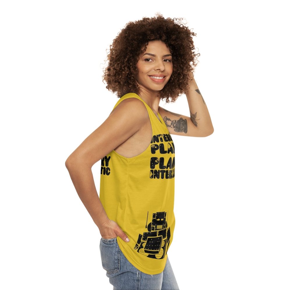 Beastie Boys Intergalactic Unisex Space-Themed Tank Top - women side