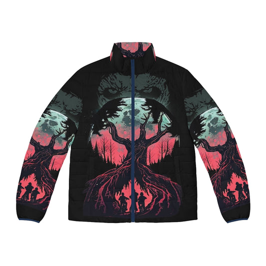 Vecna Is Watching You Stranger Things Puffer Jacket