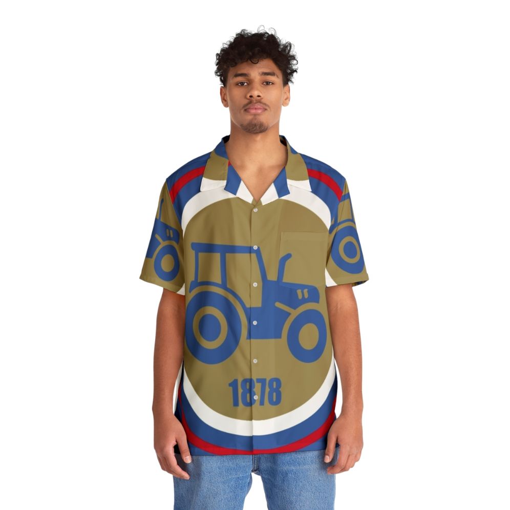 Tractor Boys Hawaiian Shirt for Ipswich Town Football Fans - People Front