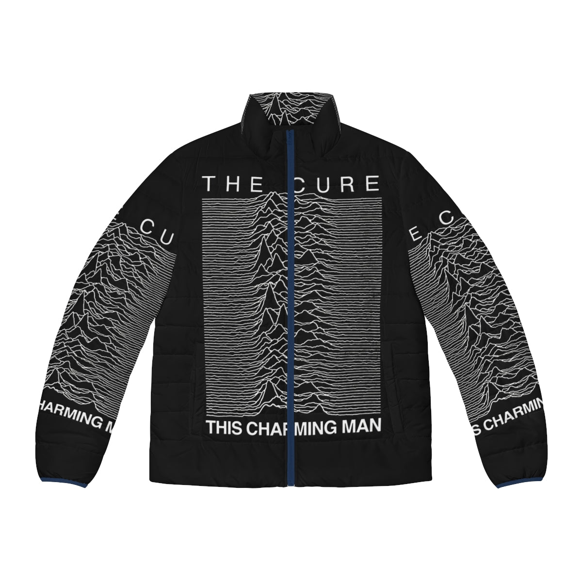 The Cure "This Charming Man" Puffer Jacket featuring the iconic new wave band