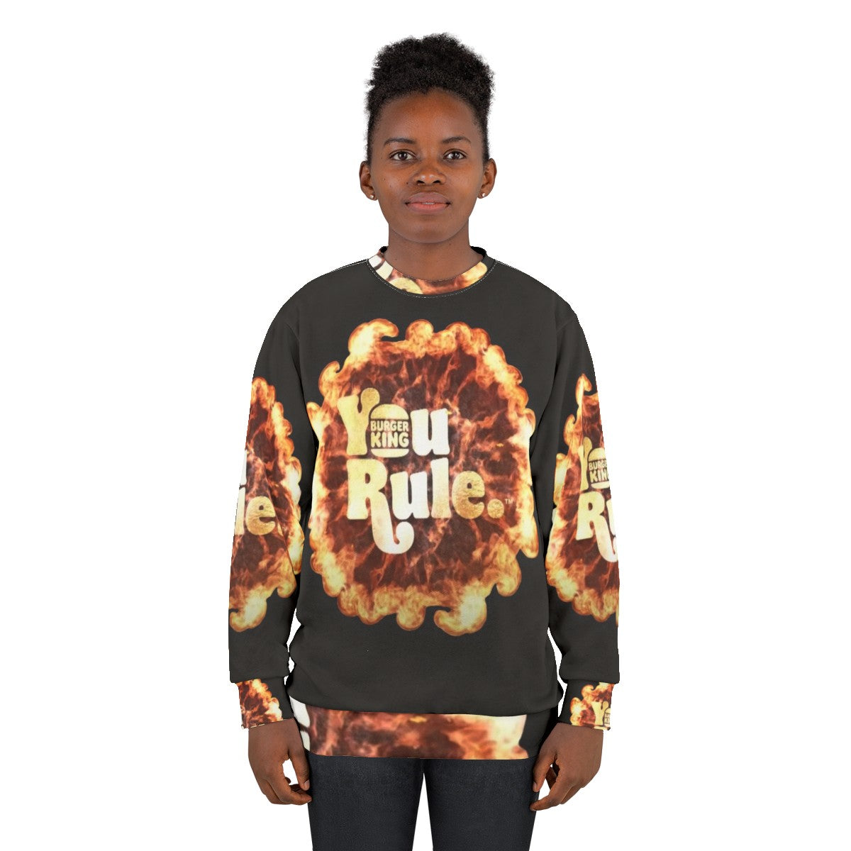 "You Rule" Burger King Inspired Sweatshirt - women