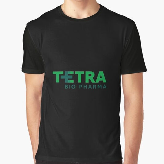 Tetra Bio Pharma cannabis-themed graphic t-shirt