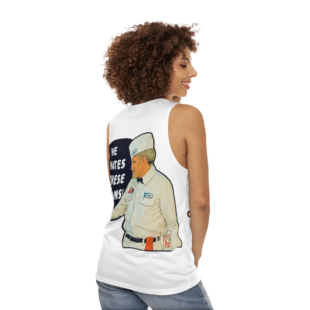 "The Jerk" Unisex Comedy Tank Top - women back