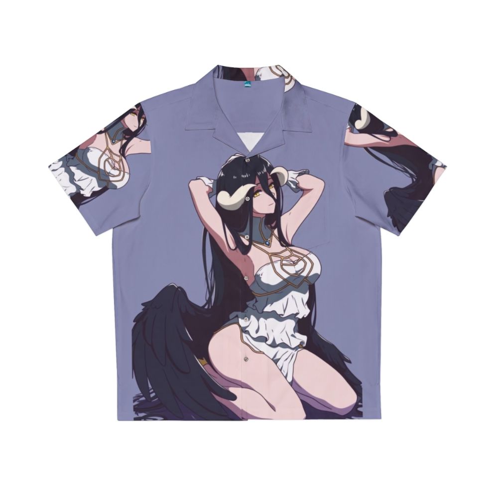 Casual Albedo Hawaiian Shirt with Anime-Inspired Design