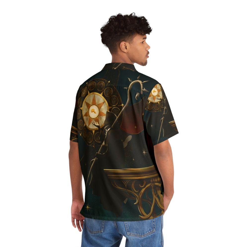 Azem Hawaiian Shirt with sun and zodiac motif - People Back