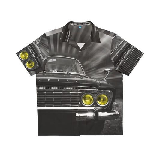 Zodiac Hawaiian Shirt with Vintage Car Graphics