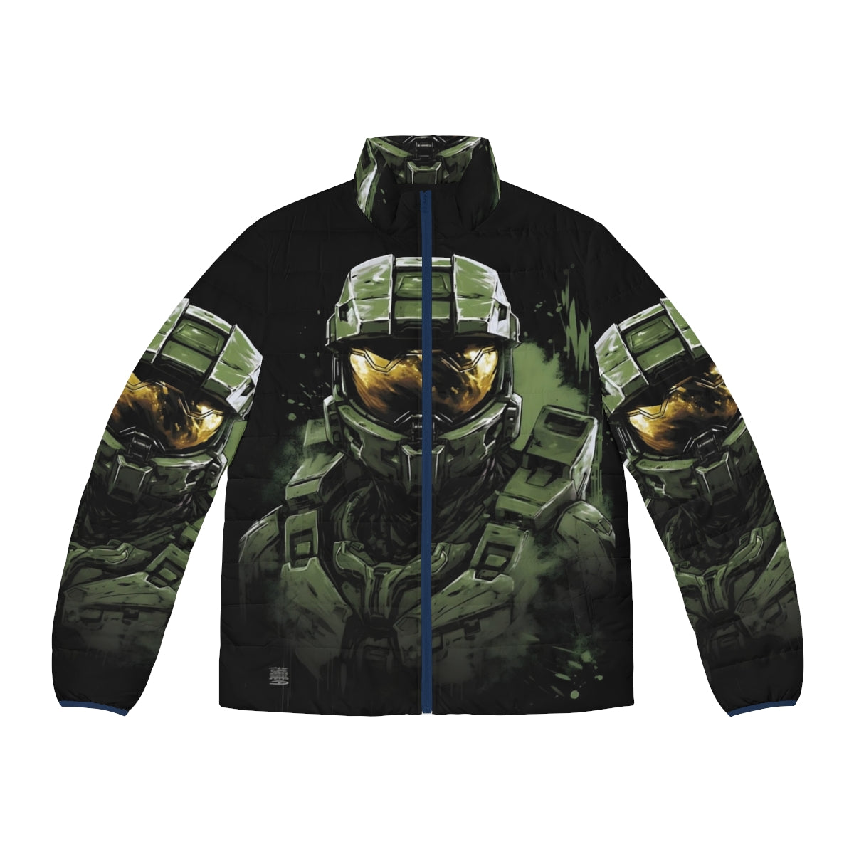 Master Chief Puffer Jacket - High-Quality Halo Sci-Fi Fanart for Xbox Gamers