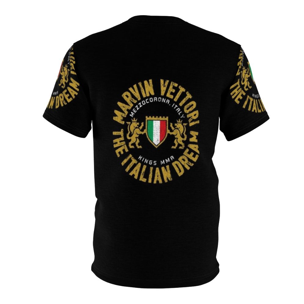 Marvin Vettori MMA fighter t-shirt with Italian Dream design - Back