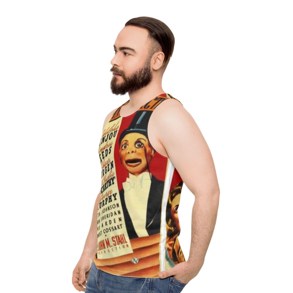 Unisex Charlie Tank Top for Movie Enthusiasts - men side