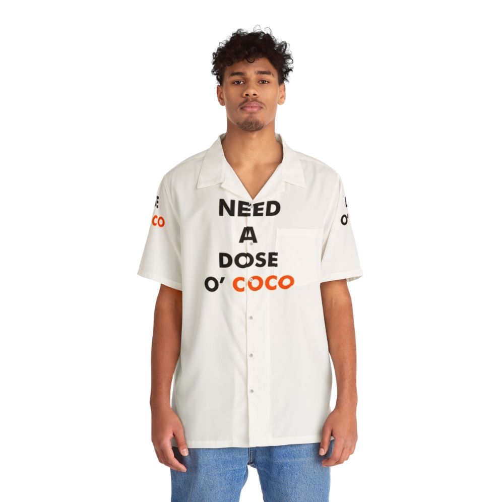 Need A Dose O' Coco Funny Hawaiian Shirt featuring Conan O'Brien - People Front