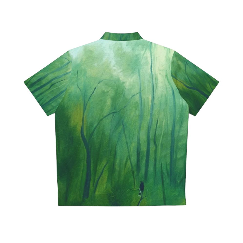 Currawong Dawn Hawaiian Shirt featuring a stunning landscape photography - Back