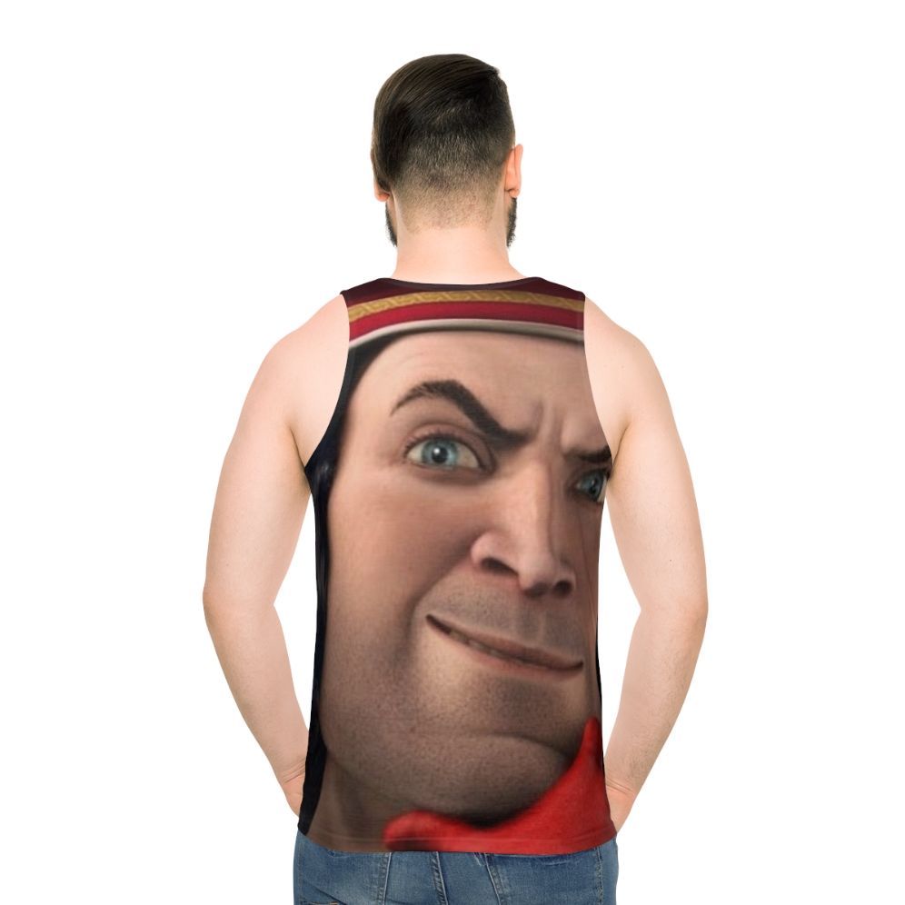 Lord Farquaad Unisex Tank Top - men back