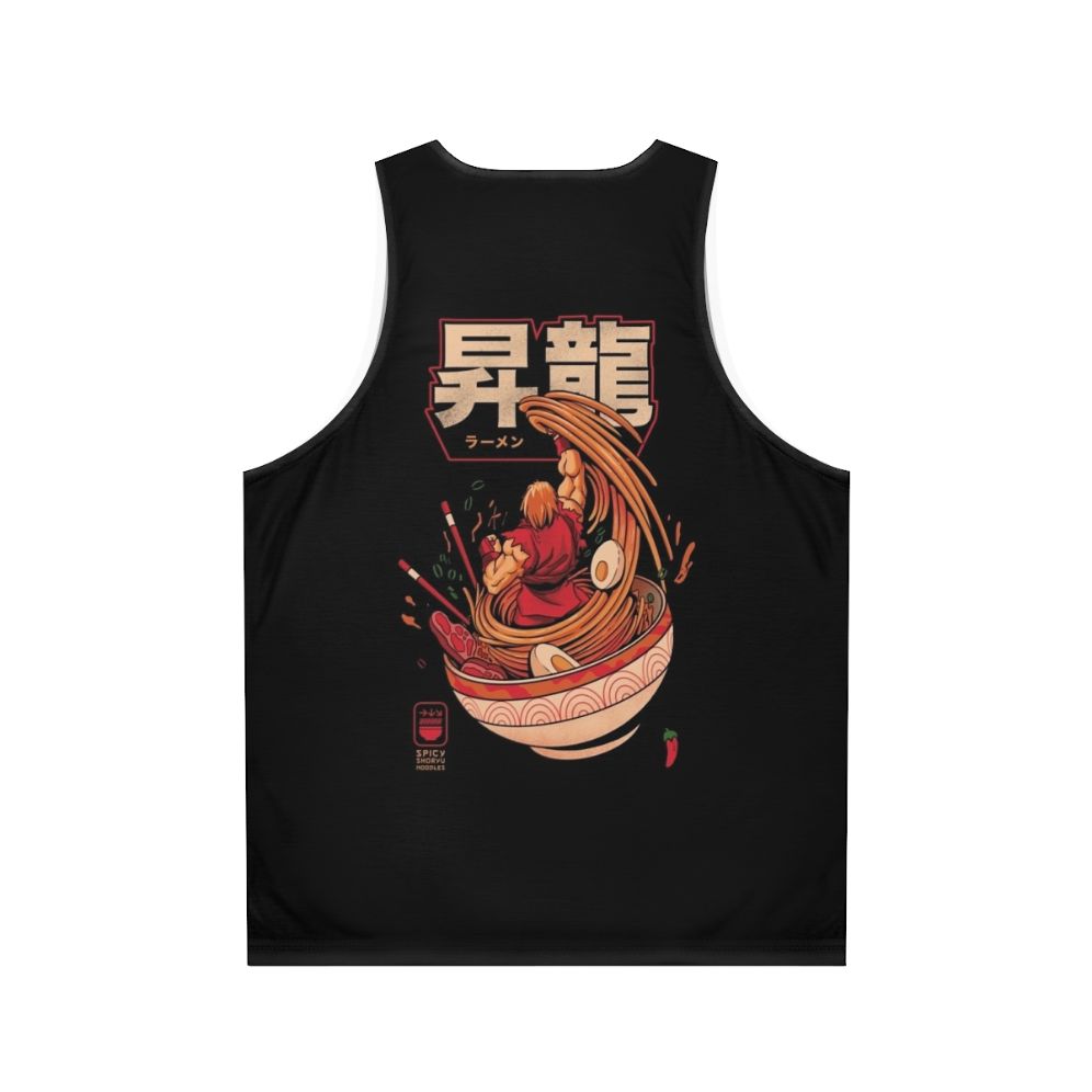 Spicy Shoryu Noodles Unisex Gaming Tank Top - Back