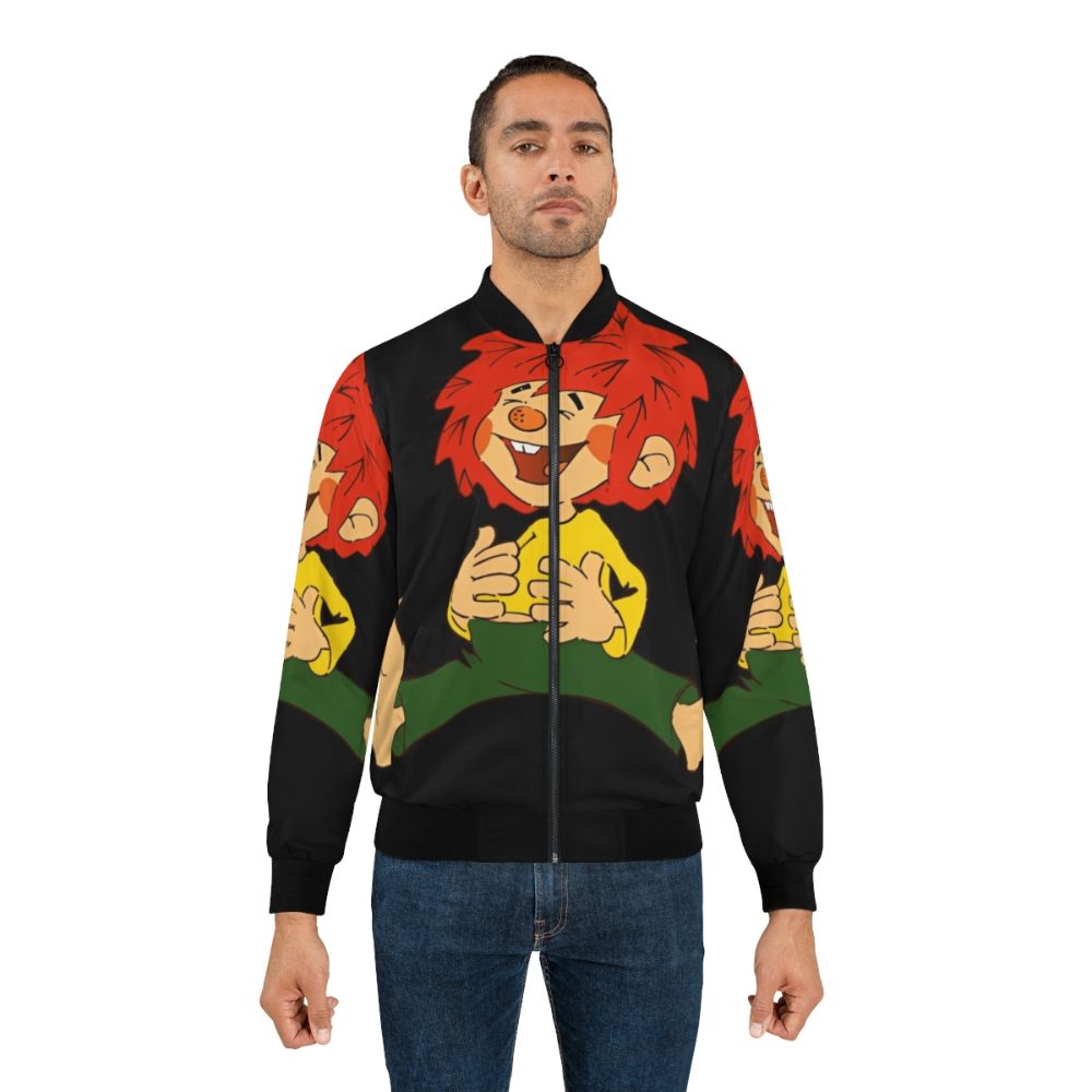 Pumuckl Bomber Jacket - Iconic Cartoon Character Inspired Outerwear - Lifestyle