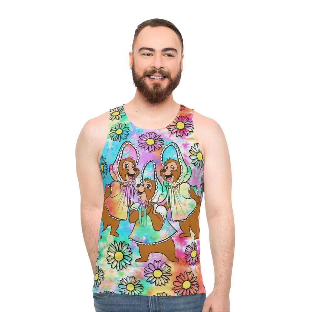 Tie Dye Unisex Tank Top - men