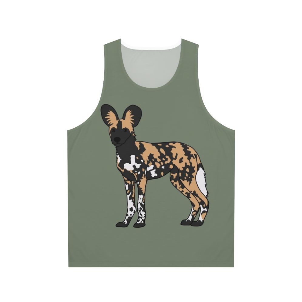 African Painted Dog Unisex Tank Top