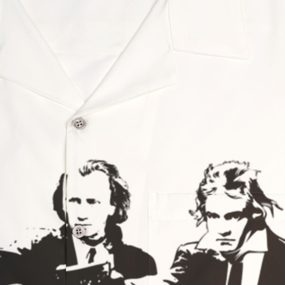 Brahms Beethoven Guardians of the Symphony Hawaiian Shirt - Detail